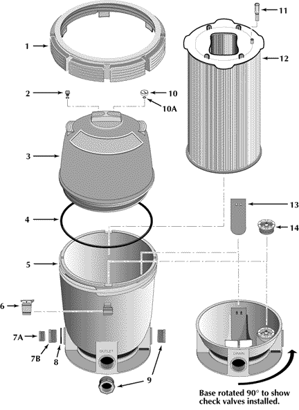 Sta-Rite PLD50/PLD70 Replacement Parts