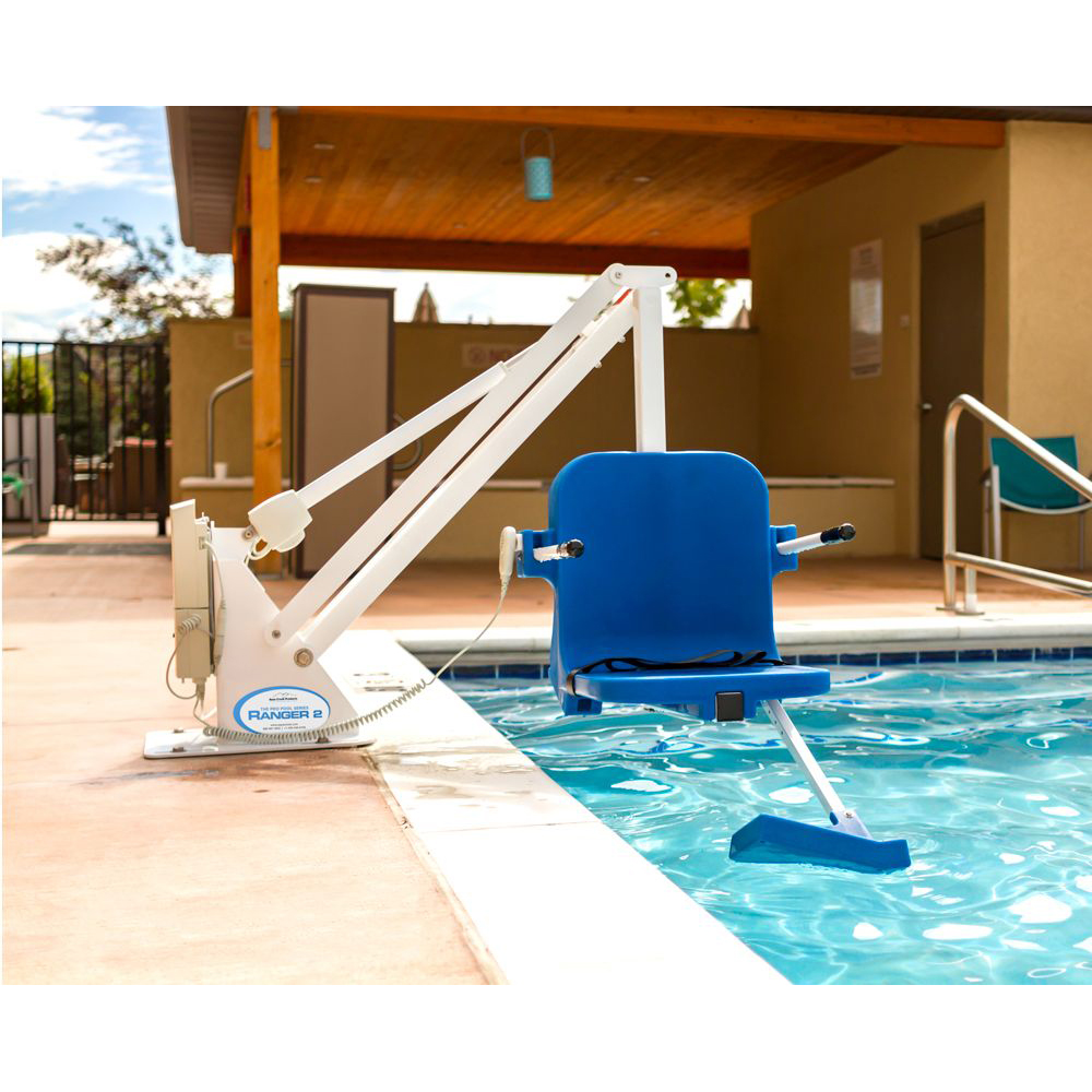 Aqua Creek Ranger 2 Lift 350lb Capacity No Anchor White w/Blue Seat