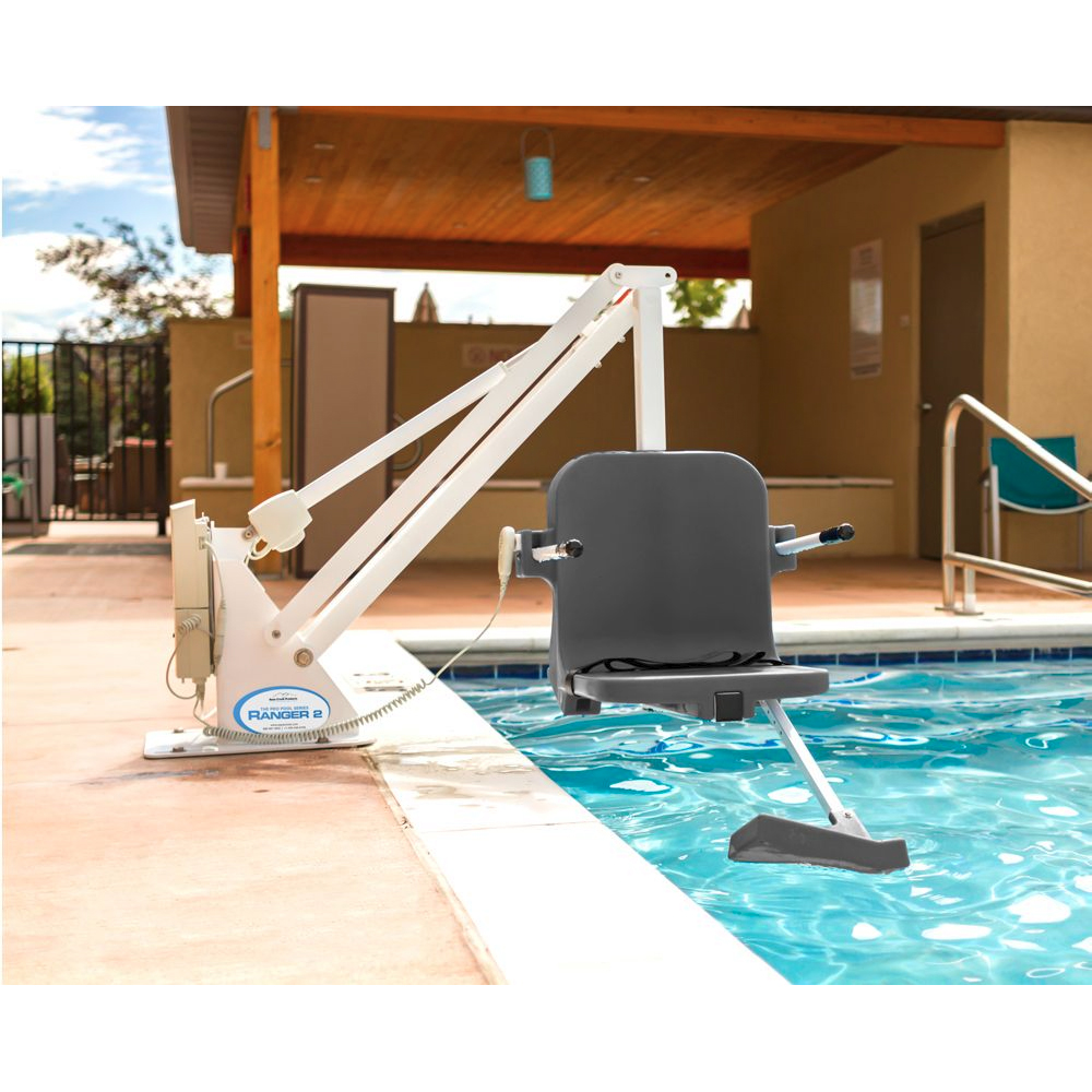 Aqua Creek Ranger 2 Lift 350lb Capacity No Anchor White w/Gray Seat