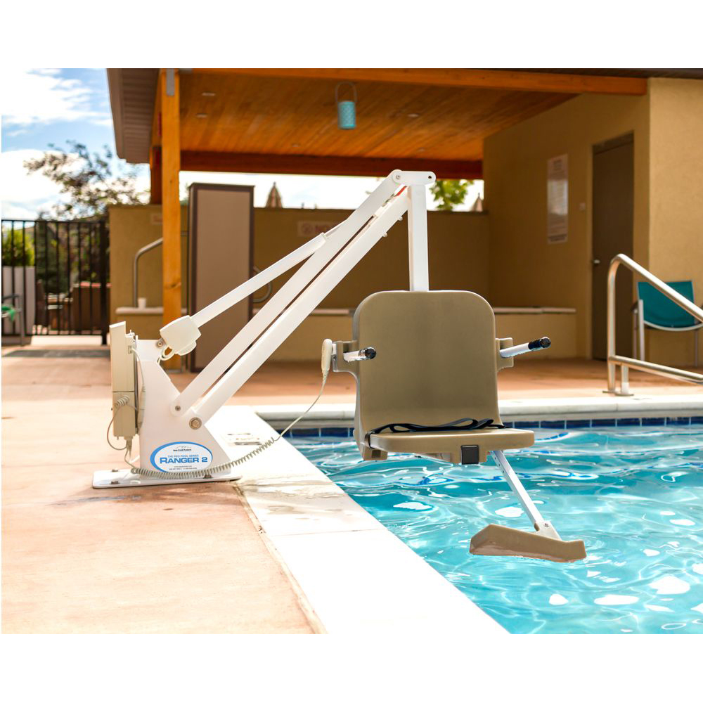 Aqua Creek Ranger 2 Lift 350lb Capacity No Anchor White w/Tan Seat