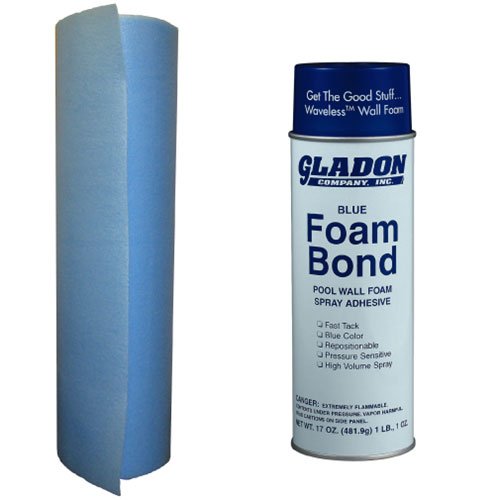 1 Roll Wall Foam with 2 Cans Glue
