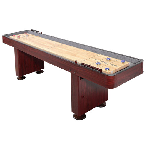 Carmelli 9 Ft. Shuffleboard Table - Dark Cherry