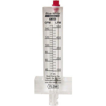 Top Mount Flowmeter 1 1/2