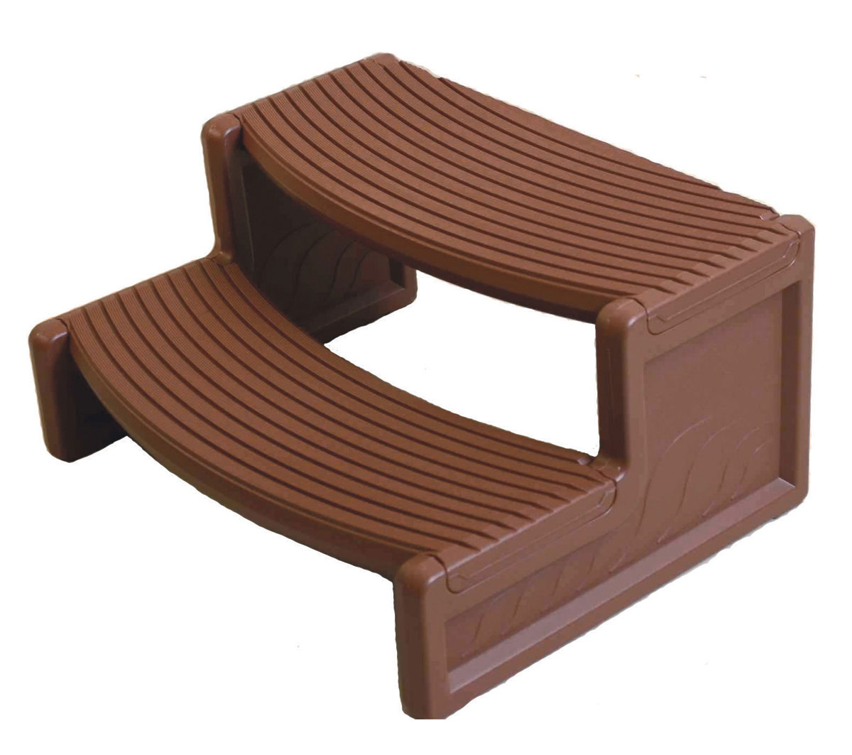 Confer Handi-Step Spa Step - Fits Straight Or Round Spa - Medium Red