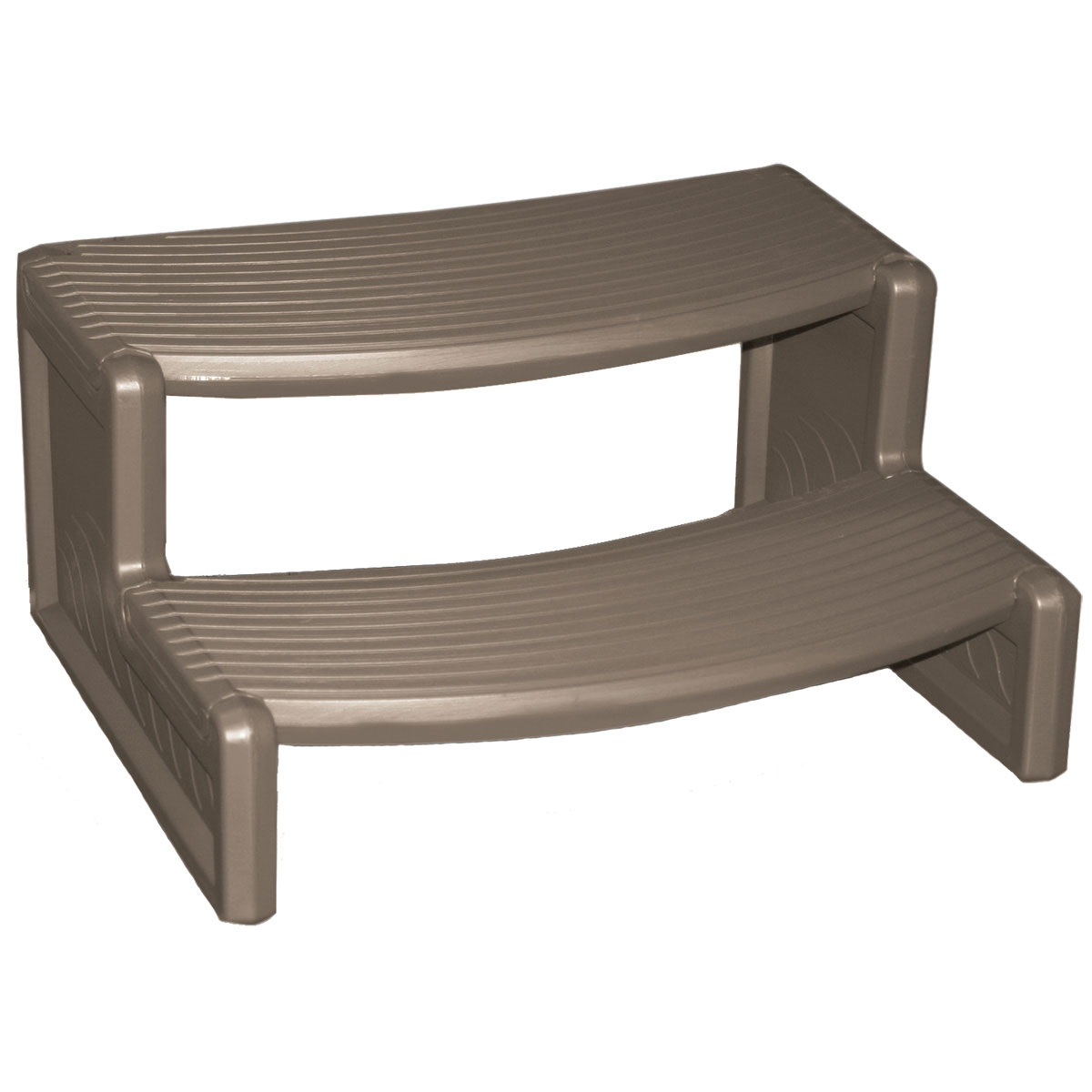 Confer Handi-Step Spa Step - Fits Straight Or Round Spa - Portabello