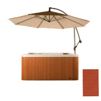 Cover Valet Spa Side Umbrella - Rust