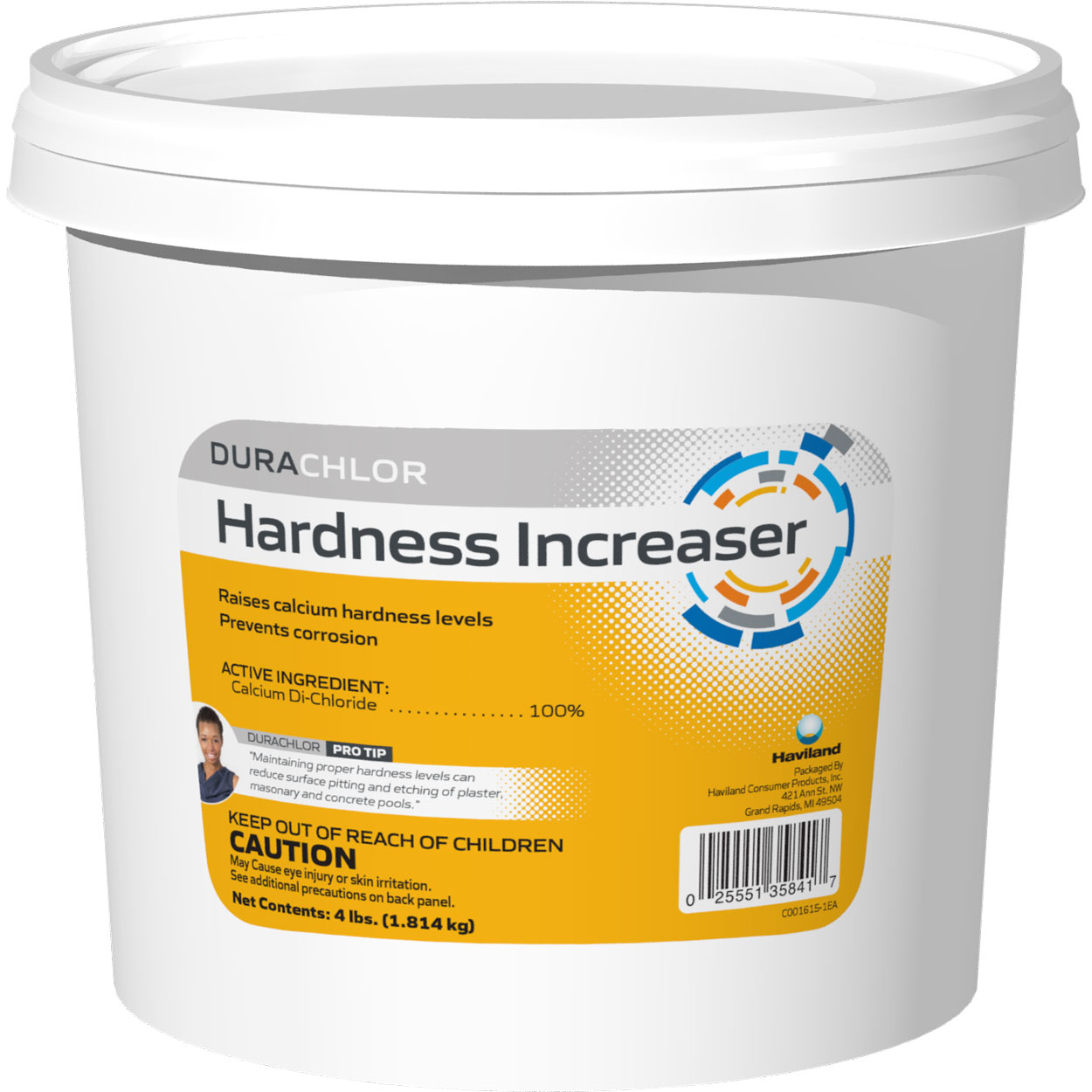 Durachlor Hardness Increaser 4 lb | Calcium Hardness Booster for Pool Water Balance