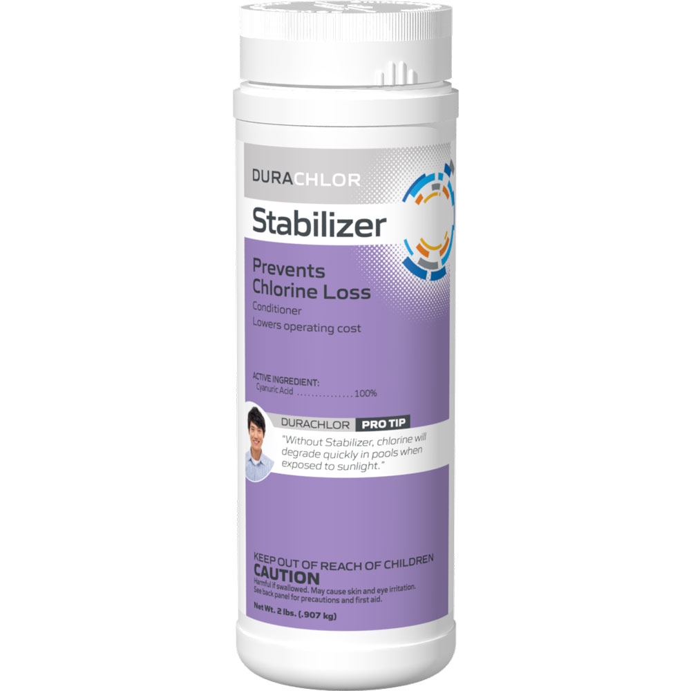 Durachlor Chlorine Stabilizer 2 lb | Cyanuric Acid Pool Conditioner