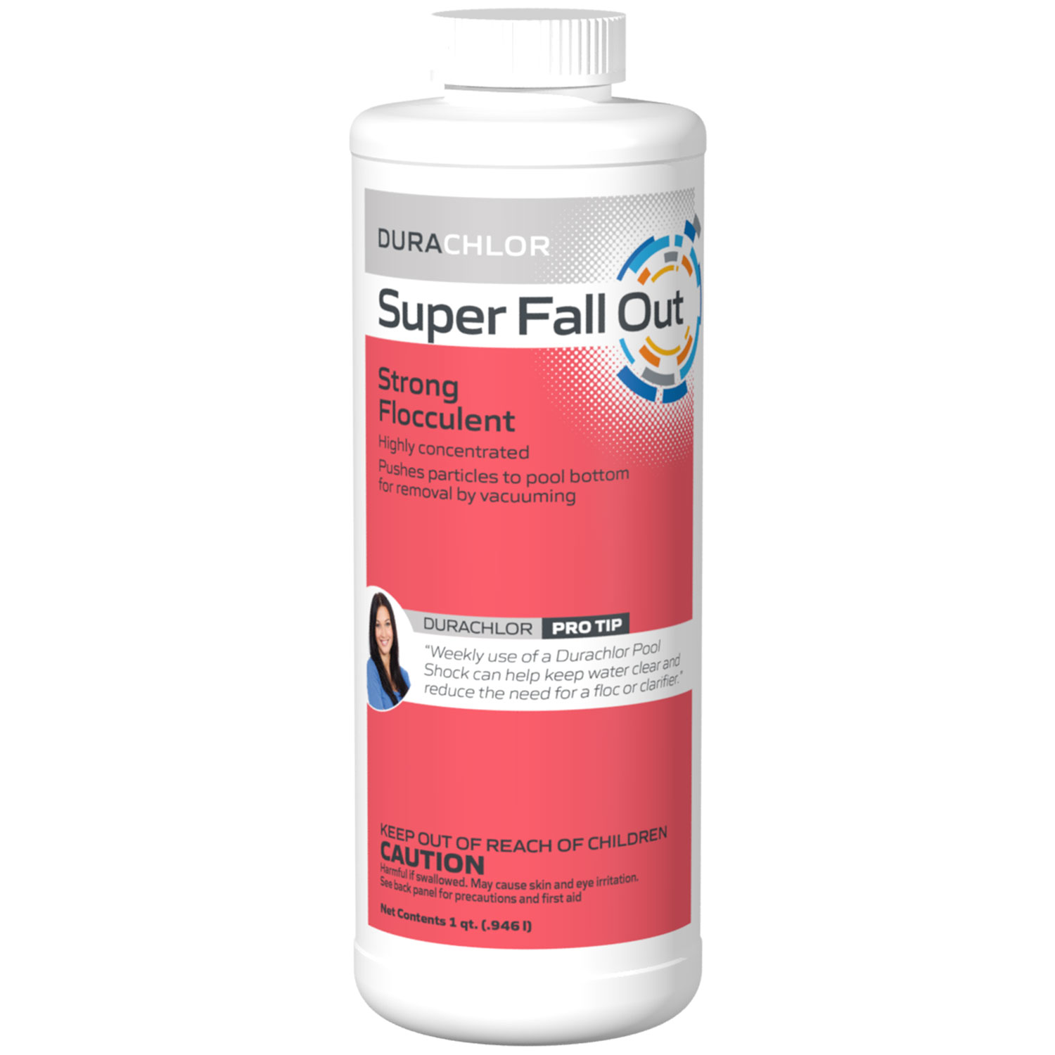 Durachlor Super Fall Out Flocculant 1 Quart | Fast-Acting Pool Water Flocculant