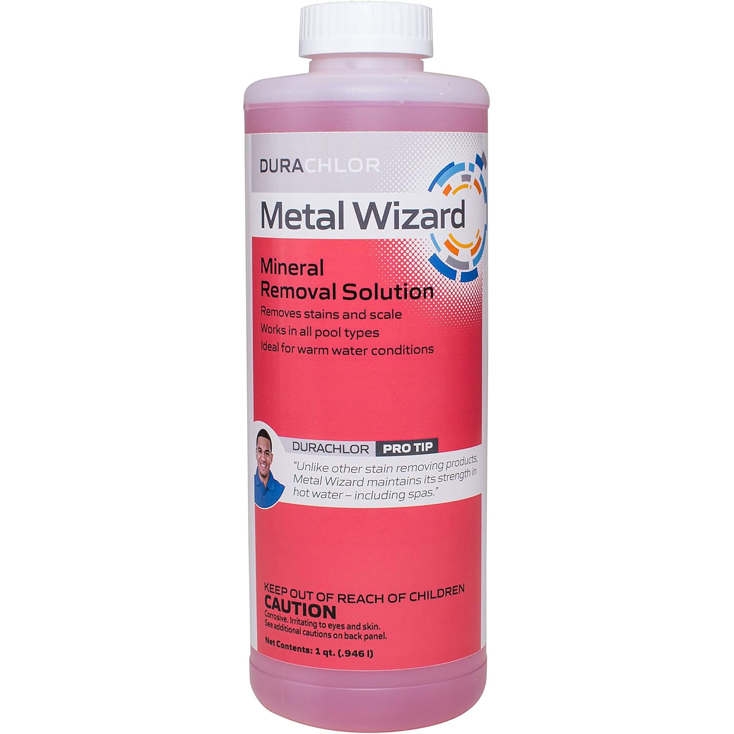 Durachlor Metal Wizard 1 Quart | Advanced Pool Metal Stain Remover