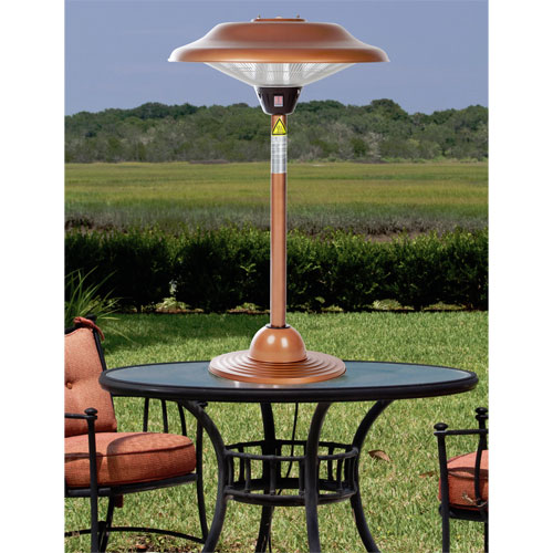 fire sense copper finish patio heater