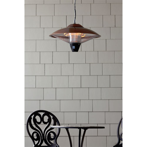 fire sense copper finish patio heater