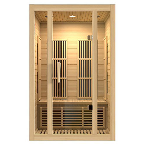 Maxxus Hemlock LEMF Far Infrared Sauna 2 Person 6 Carbon 