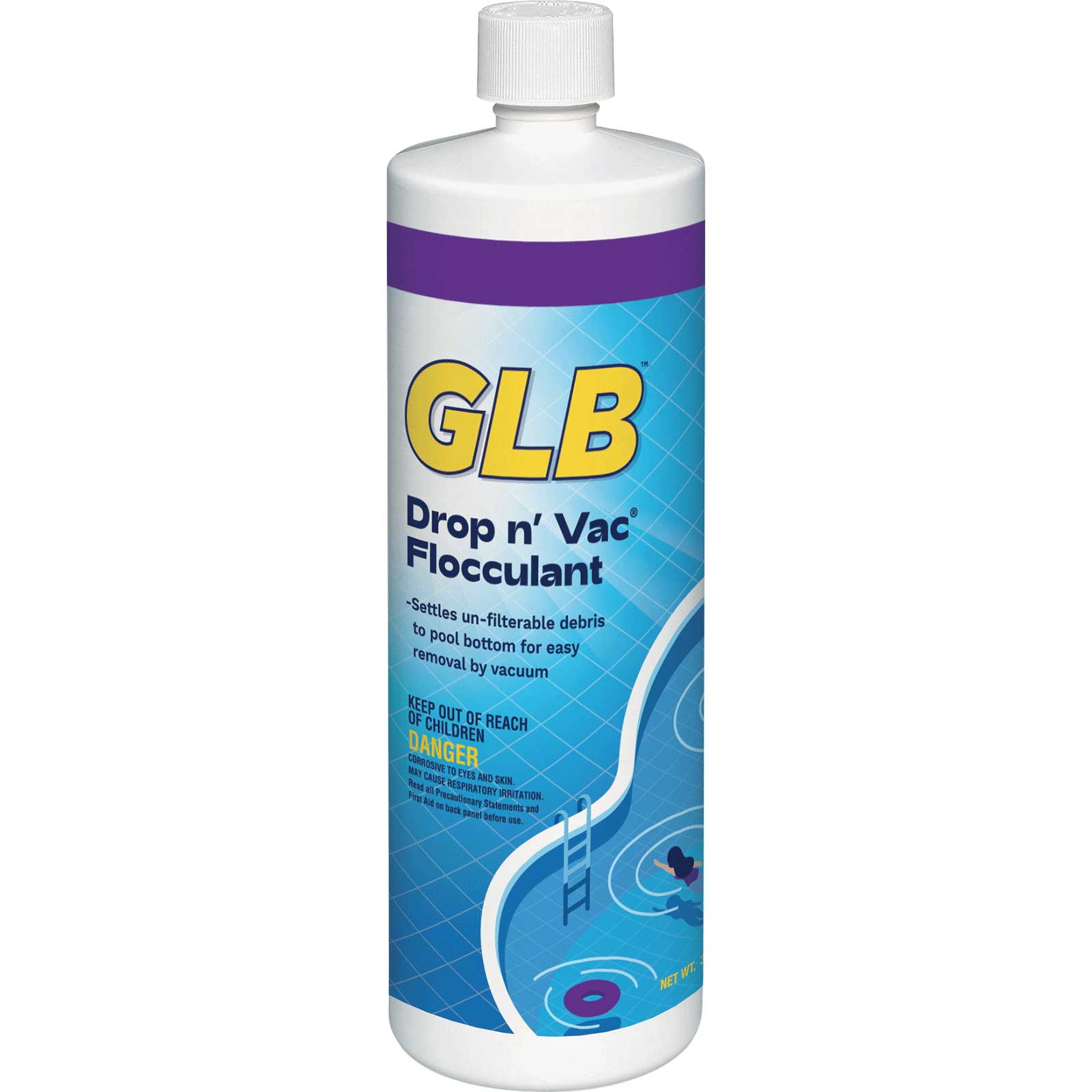 GLB Drop 'N Vac Non Alum Floc  - 1 Quart