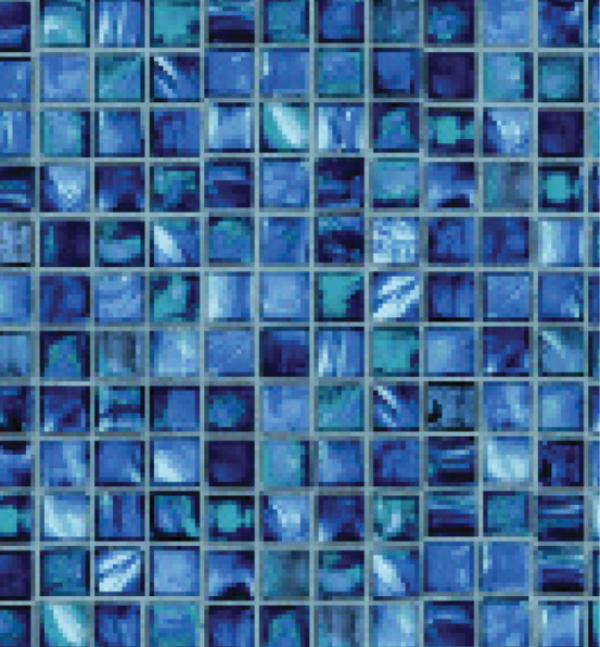 Gli 12 x 24 rectangle mayan mosaic ff 20 mil inground pool liner nl10932