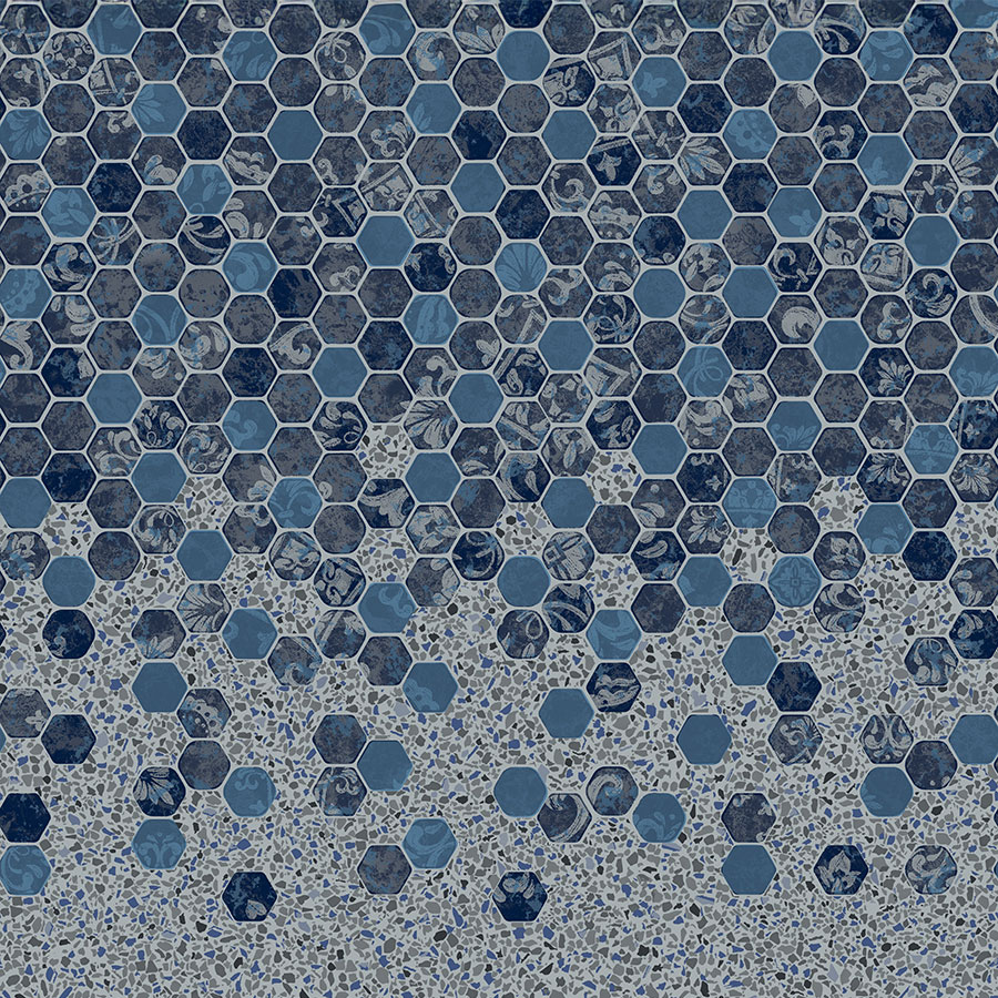 GLI 20 x 40 Rectangle / Oval / Grecian Falling Esagono 27 Mil Inground Pool Liner