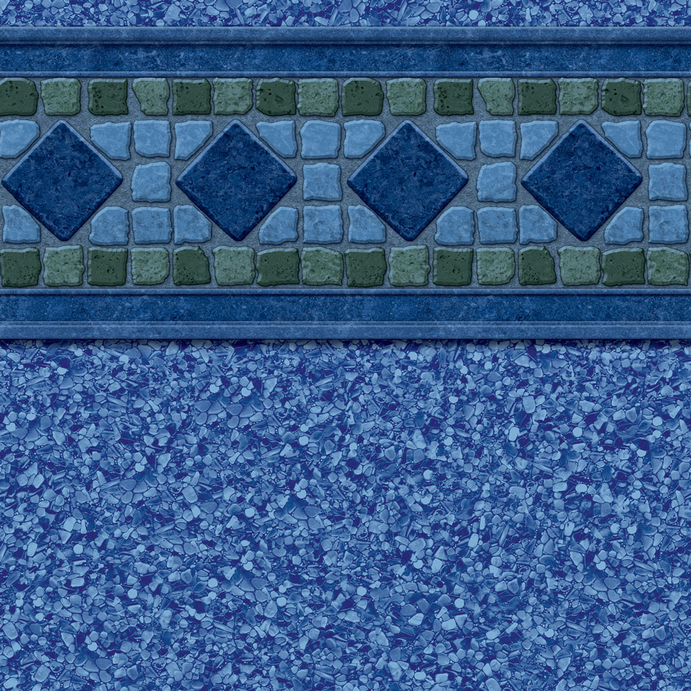 GLI 20 x 40 Rectangle / Oval / Grecian Malibu 27 Mil Inground Pool Liner