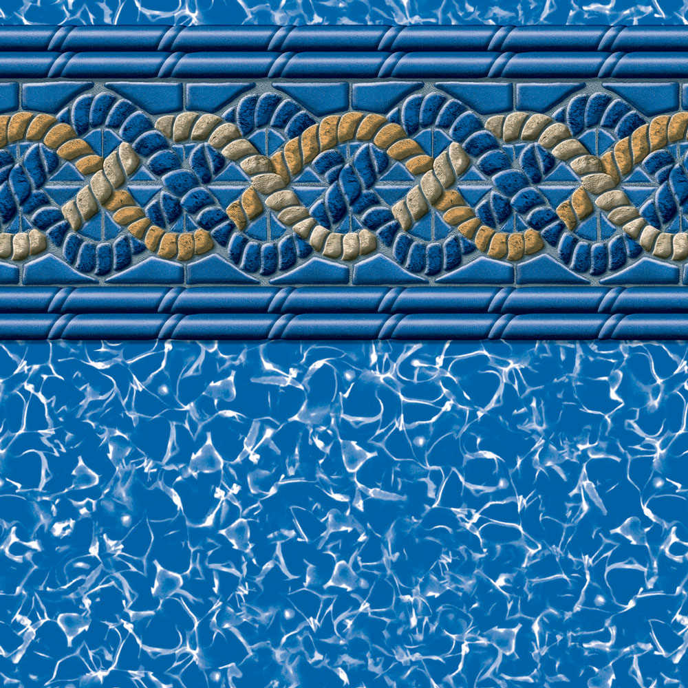 GLI 20 x 40 Rectangle / Oval / Grecian South Beach 27/20 Mil Inground Pool Liner