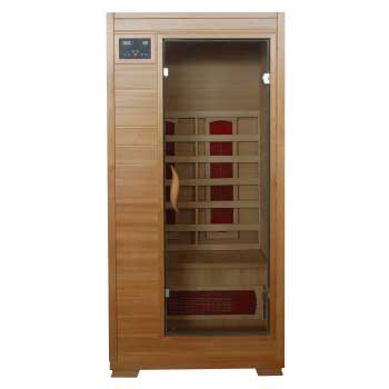 Buena Vista 1 Person HeatWave Infrared Sauna w/ Ceramic Heater