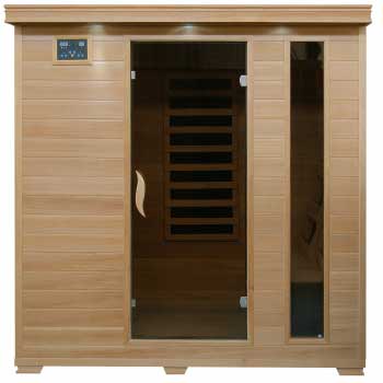 Monticello 4 Person HeatWave Infrared Sauna w/ Carbon Heaters