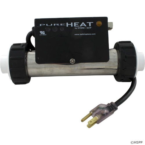 HydroQuip PH101-15UP Bath Heater In-Line 120V 1.5KW 3` Cord/Plug