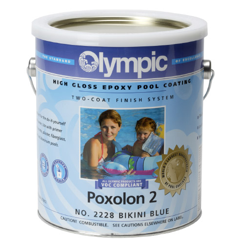 Poxolon 2 Two Coat Epoxy Pool Paint 1 Gallon Bikini