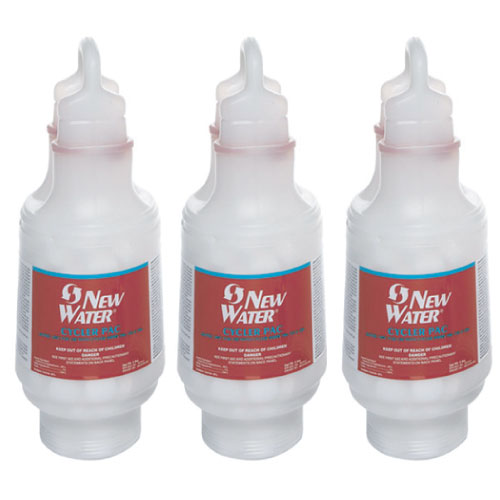 New Water 4.16lb 105C Above Ground Replacement Cycler Pac - 6 pack