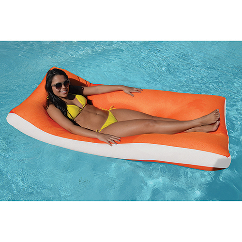 Main Access Aqua Cloud Tango Oversized Floating Mattress - Orange