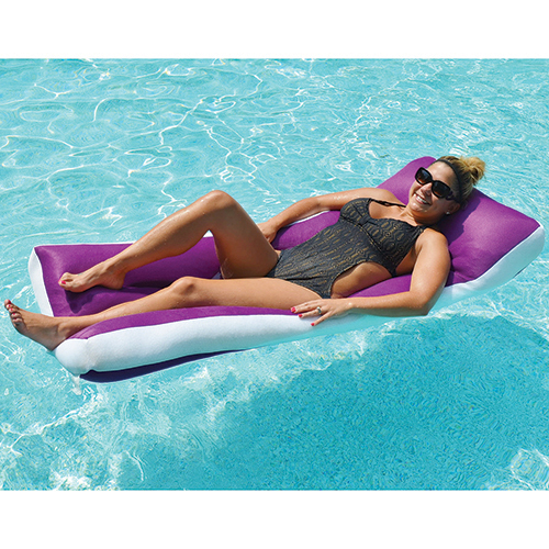 Main Access Aqua Cloud Jelly Oversized Floating Mattress - Purple