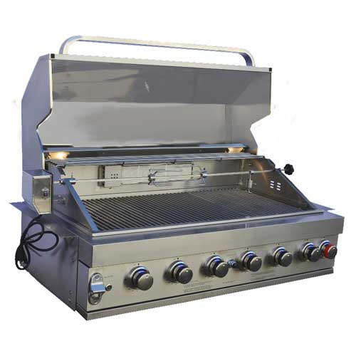 Mont Alpi 805 6 Burner Stainless Steel Built-In Grill