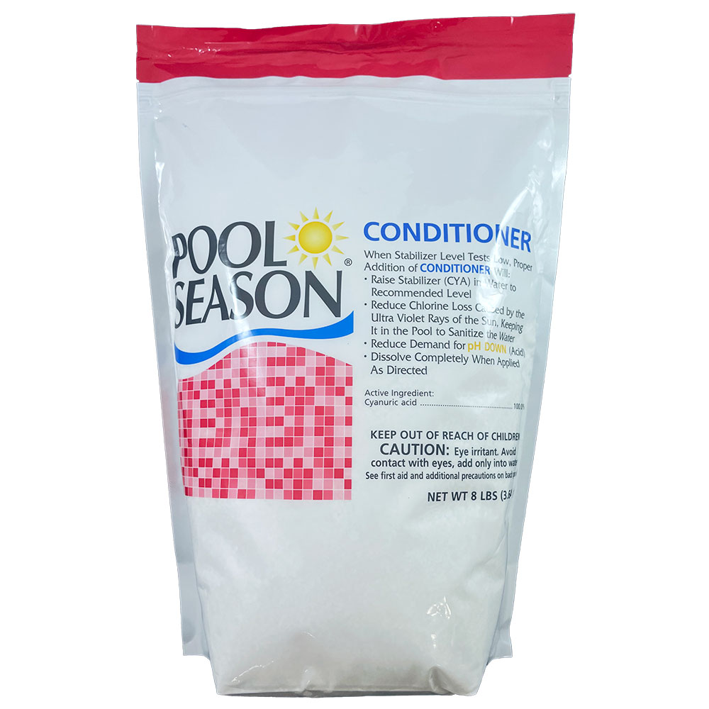 Pool Season Chlorine Stabilizer & Conditioner - 8 Pound Pouch