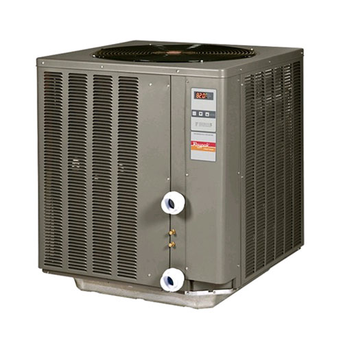 Raypak R2350TiE 50K Btu Compact Series Digital Pool Heat Pump, 013597