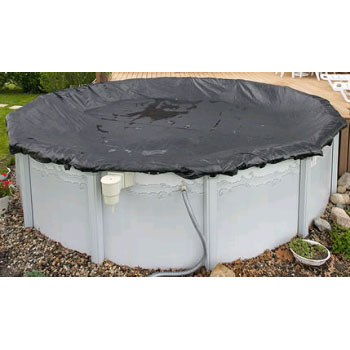 Rugged Mesh 12' Round Above Ground Winter Cover - 8 Year Warranty
