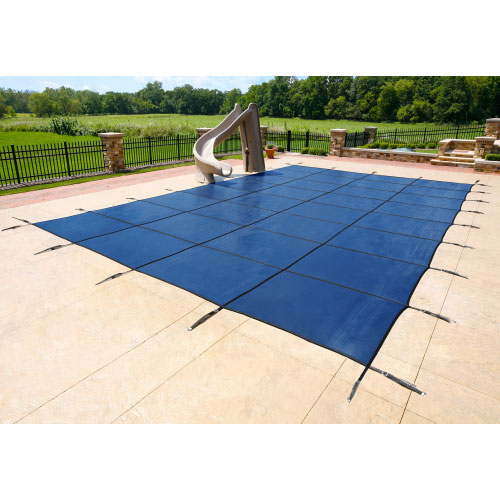 12' x 20' Rectangle 18yr Mesh Safety Pool Cover - Blue