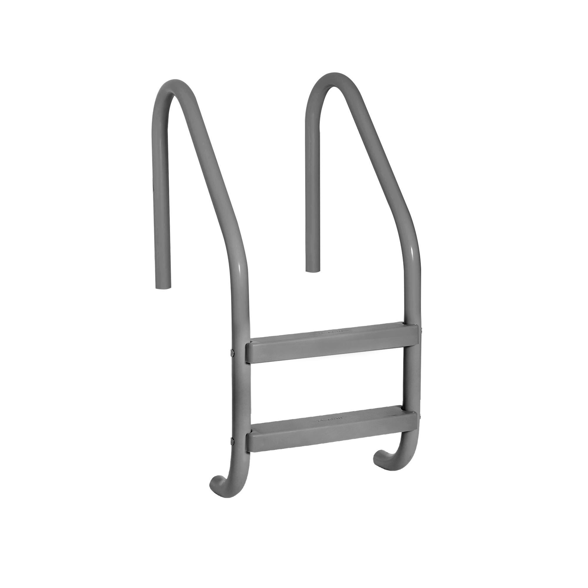 2 Step High Impact Polymer In-Ground Pool Ladder - Graphite Gray