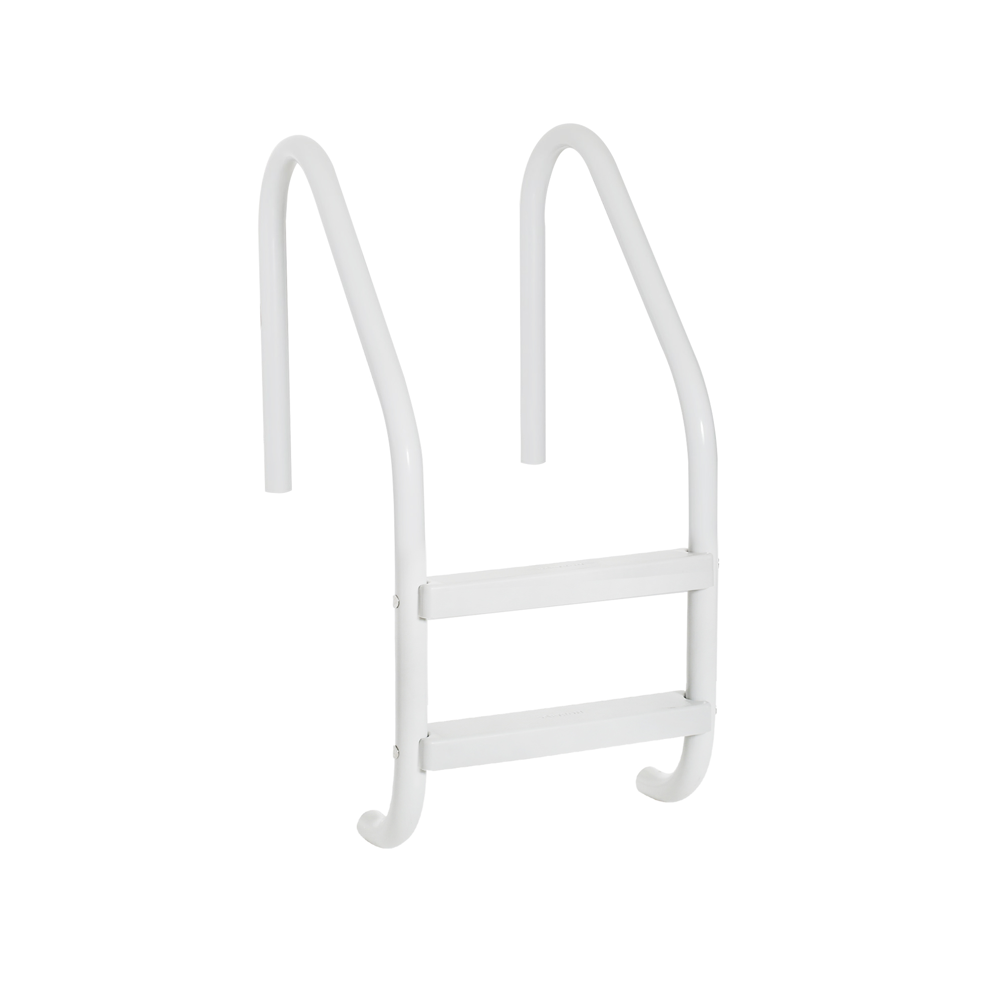 2 Step High Impact Polymer In-Ground Pool Ladder - White