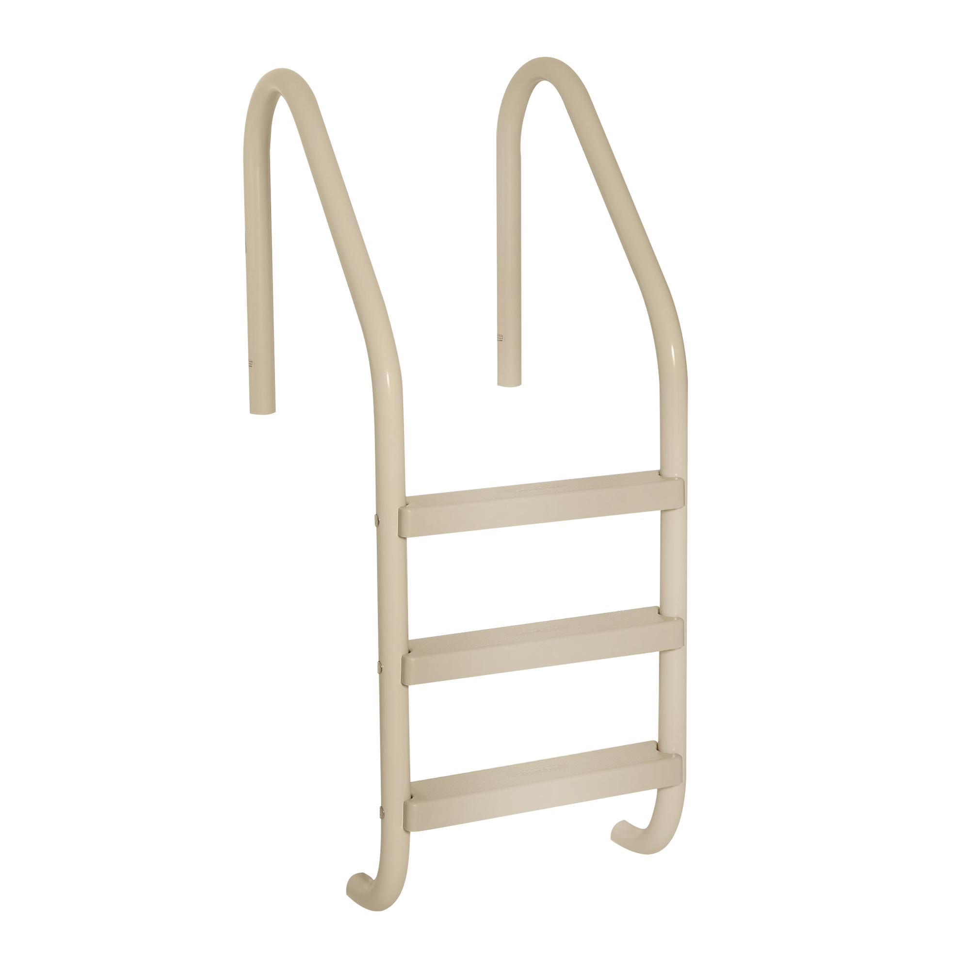 3 Step High Impact Polymer In-Ground Pool Ladder - Beige