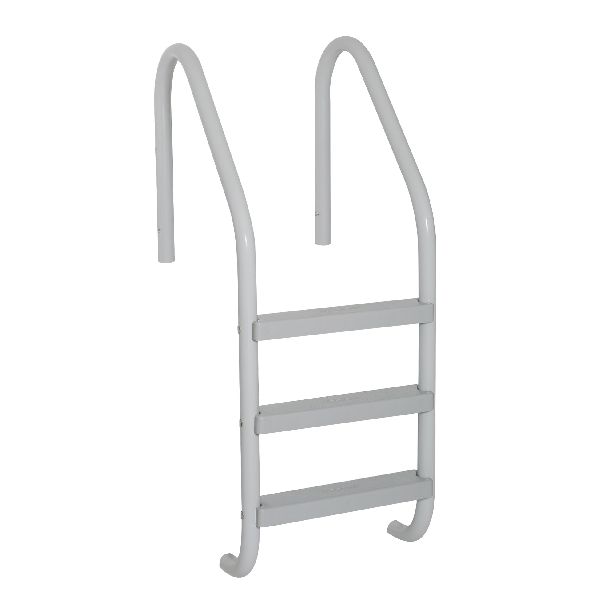 3 Step High Impact Polymer In-Ground Pool Ladder - Gray