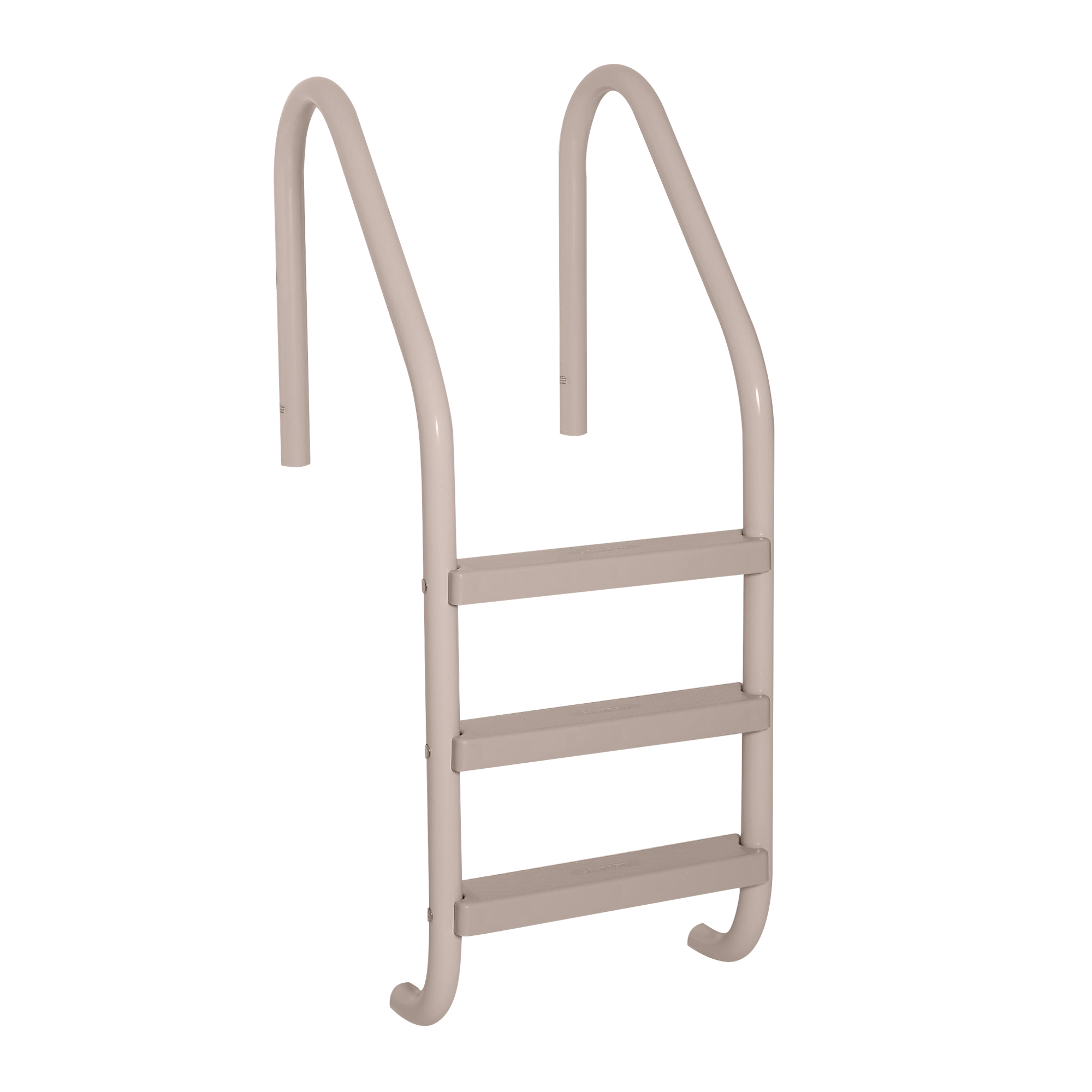 3 Step High Impact Polymer In-Ground Pool Ladder - Taupe