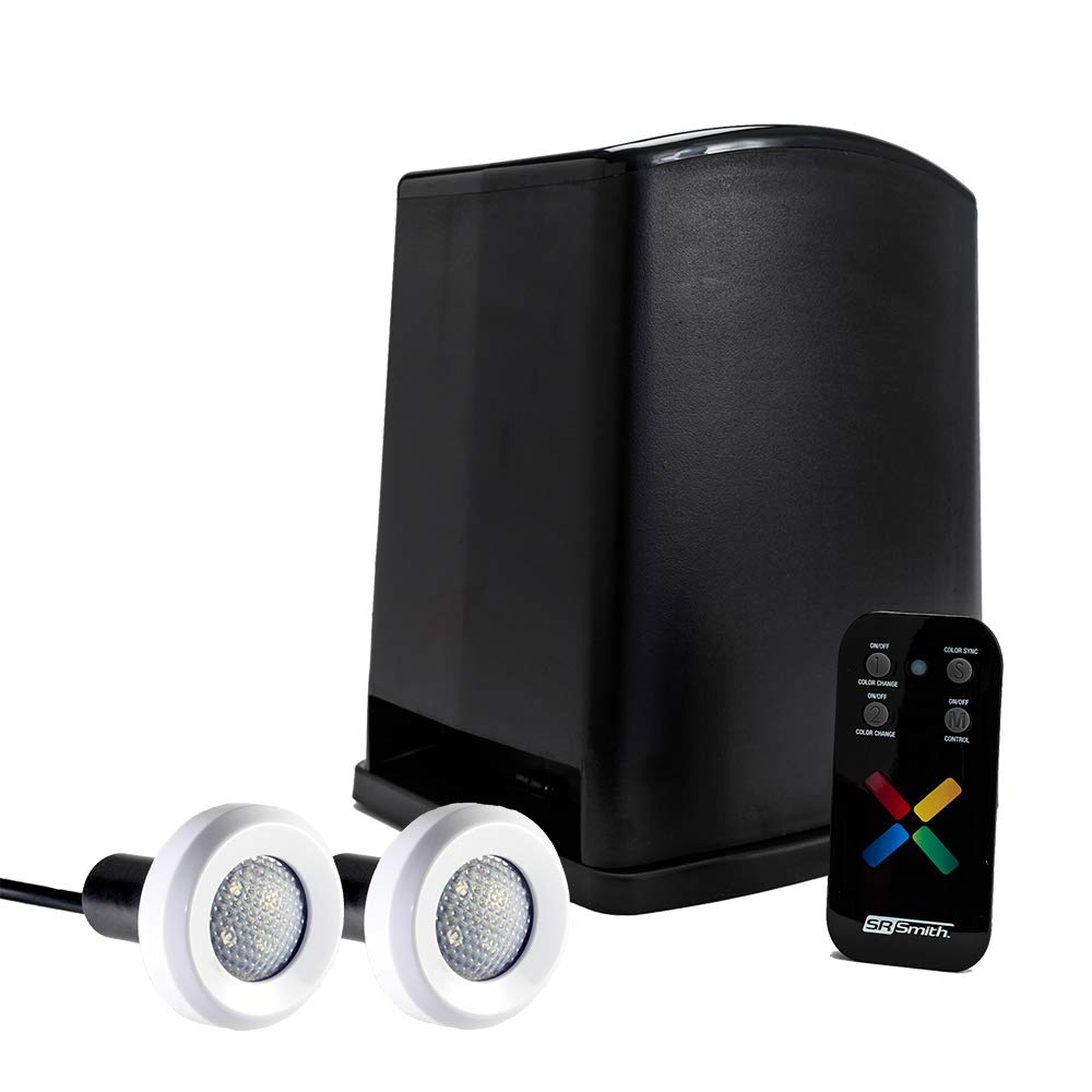 S.R. Smith PT-6001 Kit - (2) Treo 5 Watt Rgb Led Lights -, 80ʹ Cord