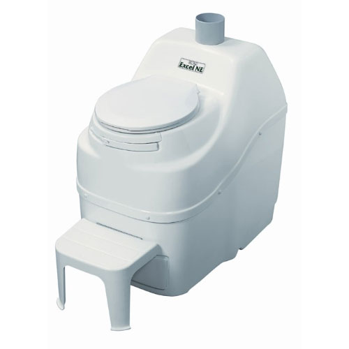 Sun-Mar Excel NE Self-Contained Composting Toilet - White