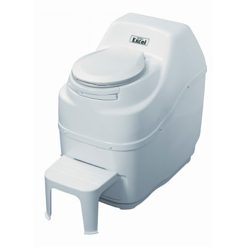 Sun-Mar Excel Self-Contained Composting Toilet - White