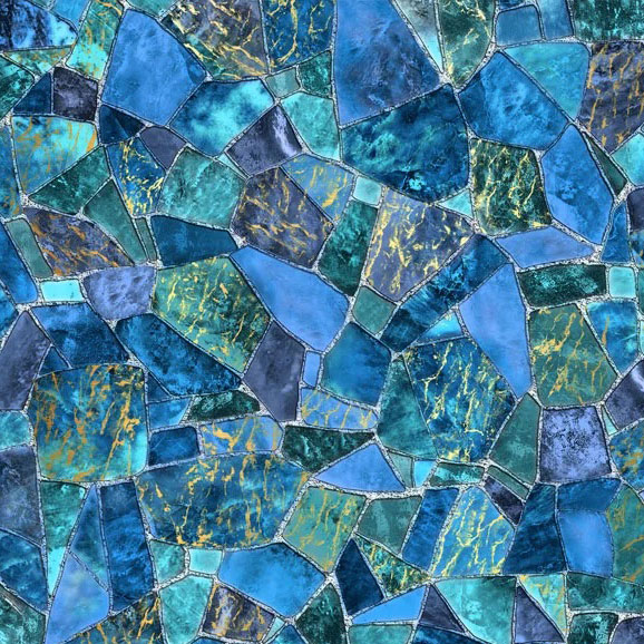 Tara 20 x 40 Rectangle Aquamarine Shimmertone 20 Mil Inground Pool Liner