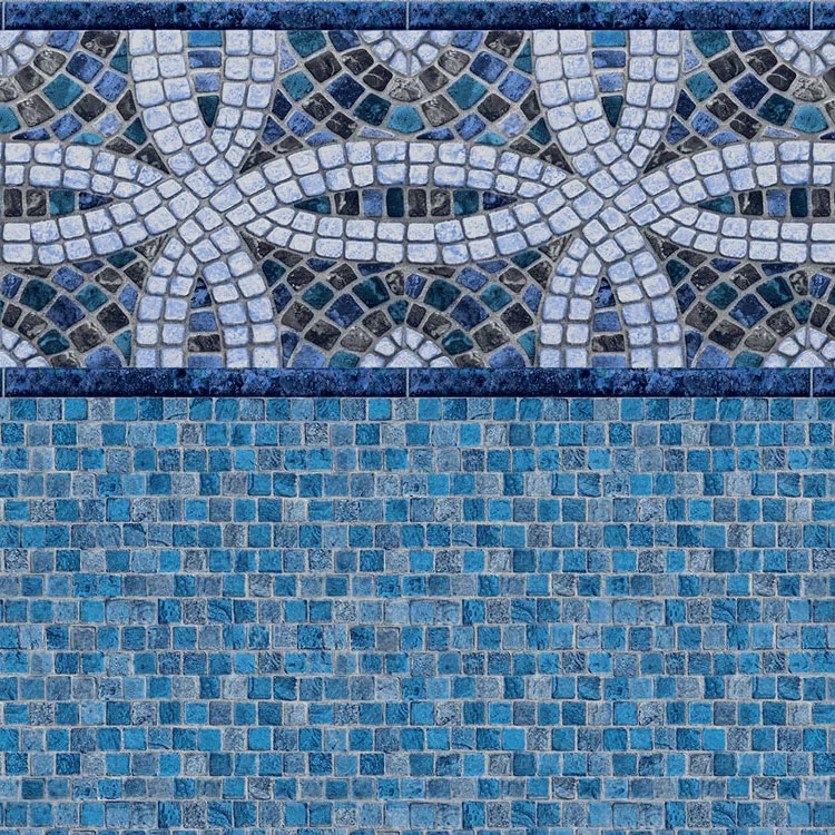 Tara 20 x 40 Rectangle / Oval / Grecian Fort Walton Beach 20 Mil Inground Pool Liner