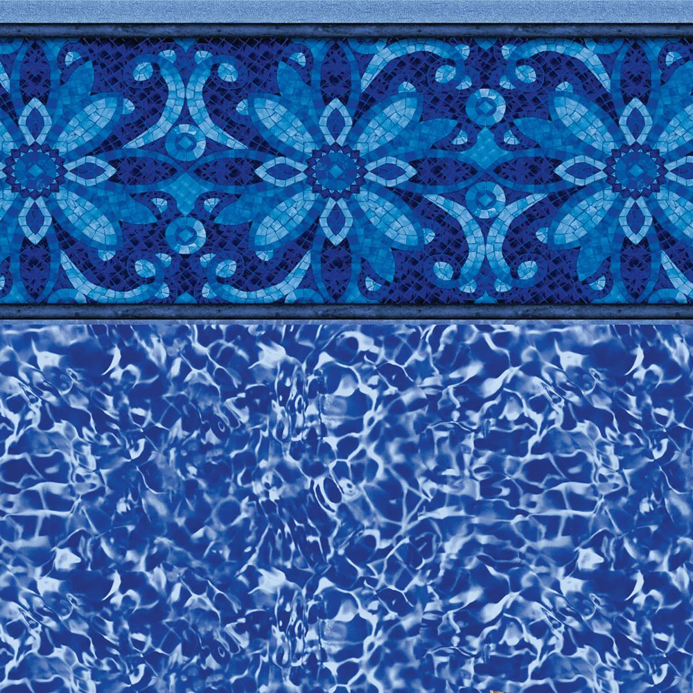 Tara 20 x 40 Rectangle / Oval / Grecian Lotus 20 Mil Inground Pool Liner