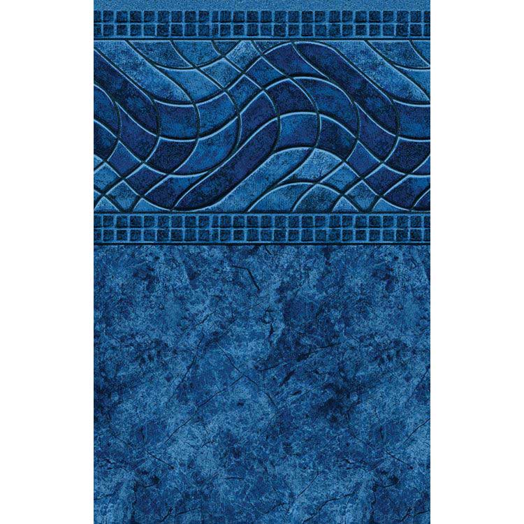 Tara 12 x 24 Rectangle / Oval / Grecian Malibu 20 Mil Inground Pool Liner