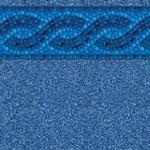 Tara 12 x 24 Rectangle Ocean Wave 20 Mil Inground Pool Liner