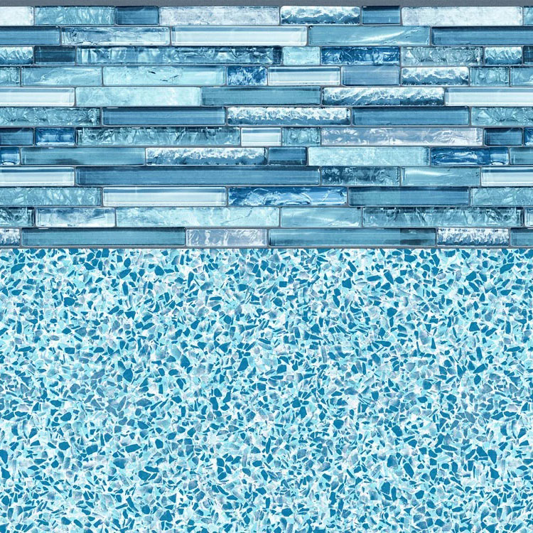 Tara 20 x 40 Rectangle / Oval / Grecian Serenity 20 Mil Inground Pool Liner