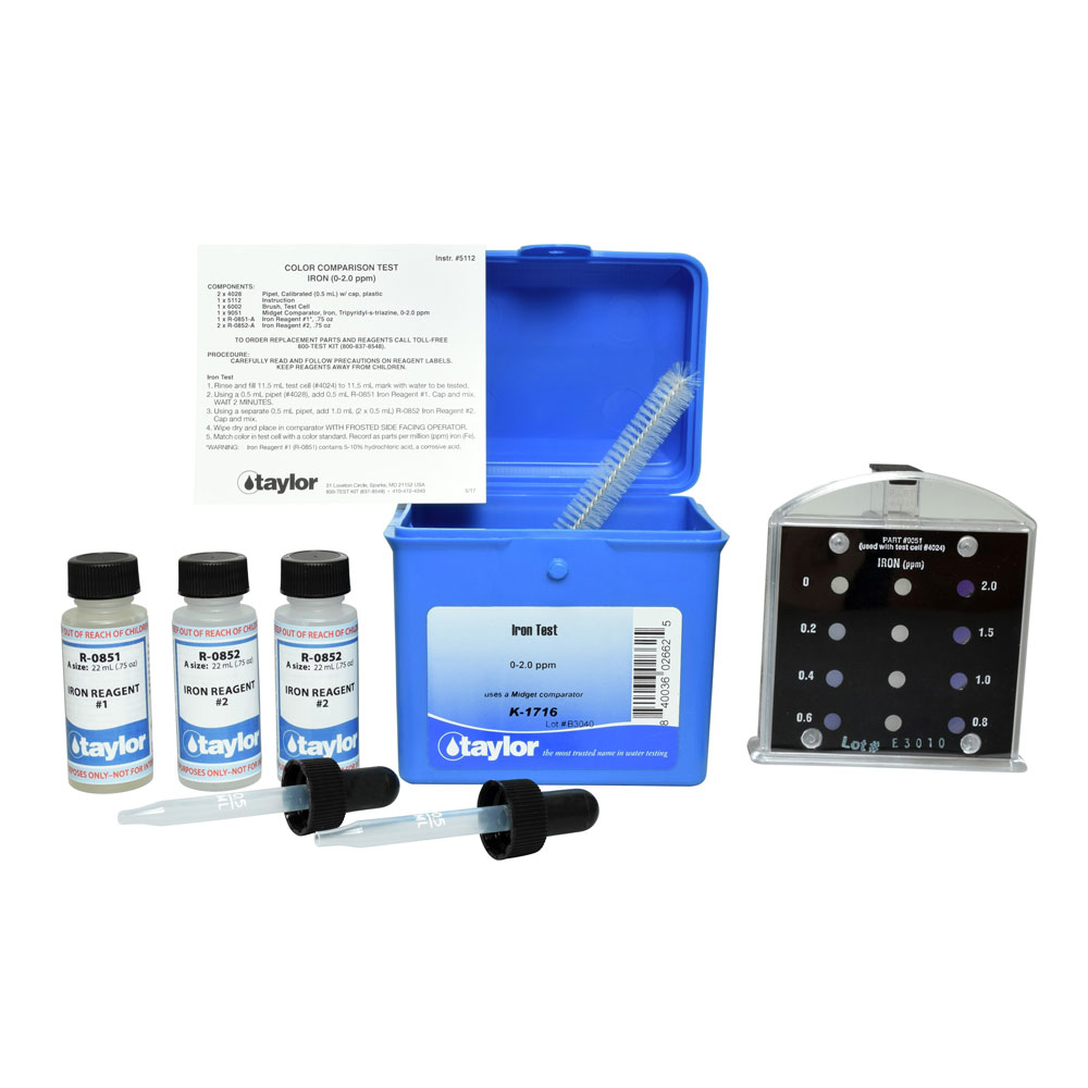 Taylor Iron Only Test Kit - Midget Comparator