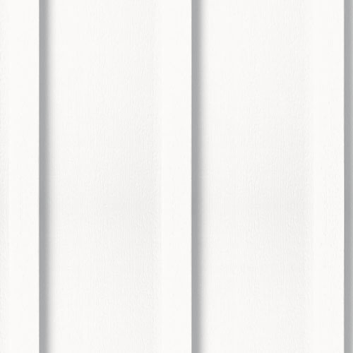 15' Round Batten Board Siding - White